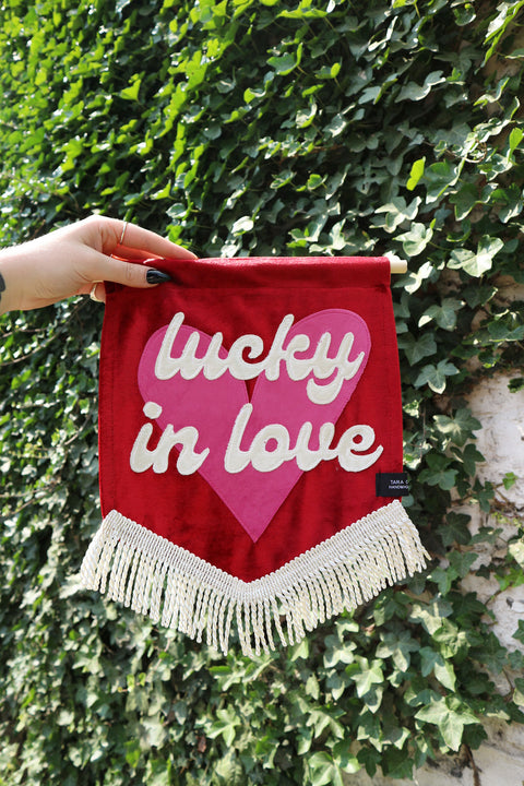 Lucky in Love | Velvet Banner