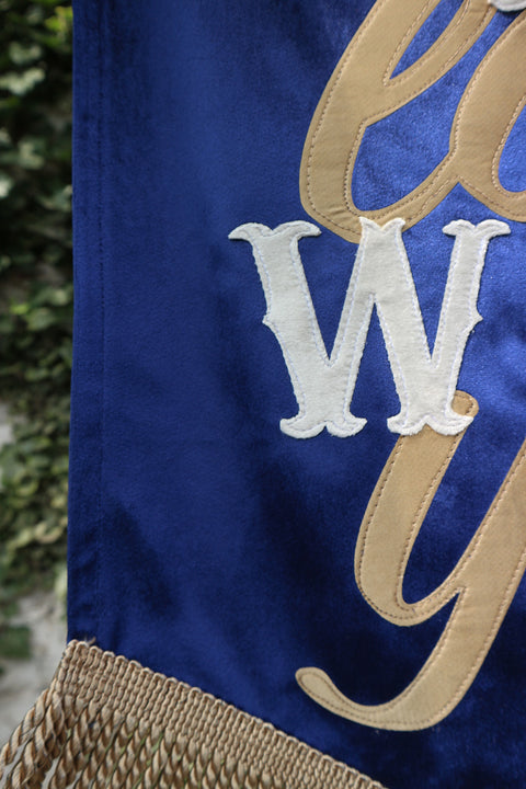 In Love With You | Blue Velvet Wedding Banner