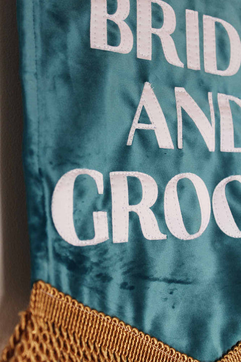 Bride & Groom | Blue Wedding Banner