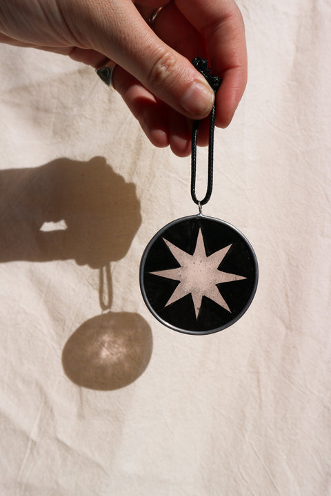 'Star Tokens' Stained Glass Suncatcher