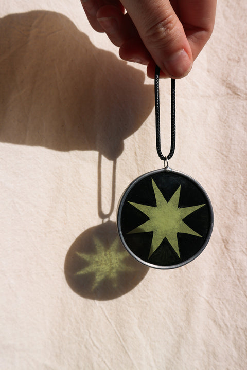 'Star Tokens' Stained Glass Suncatcher