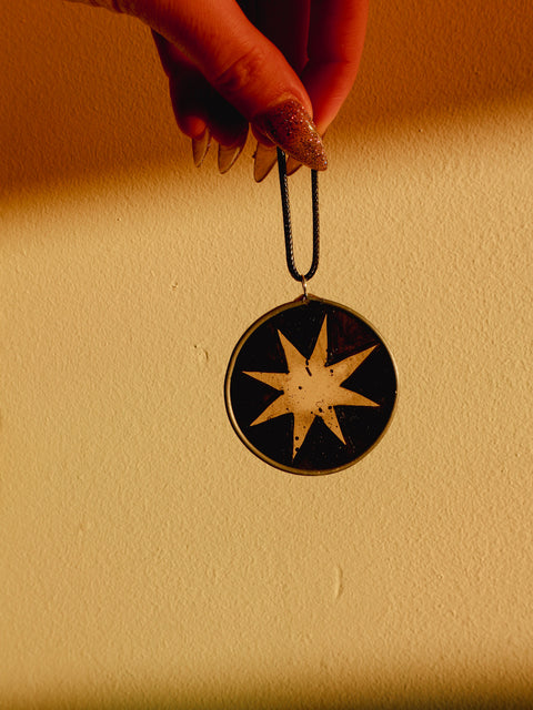 Star Stained Glass Suncatcher