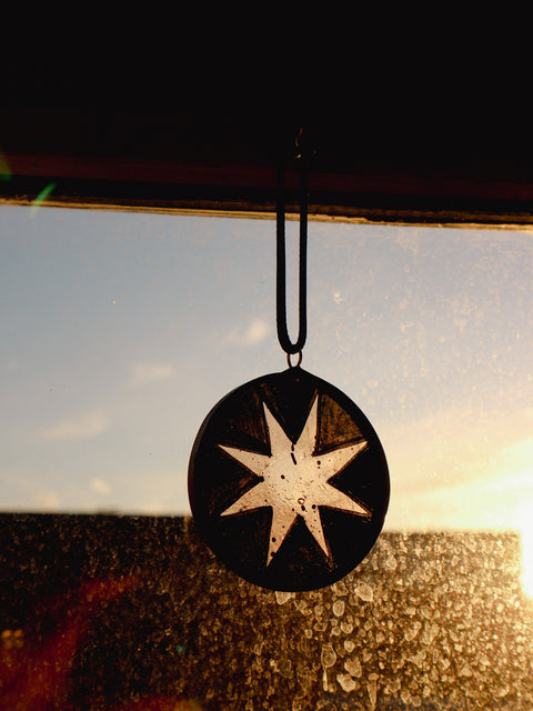 Star Stained Glass Suncatcher