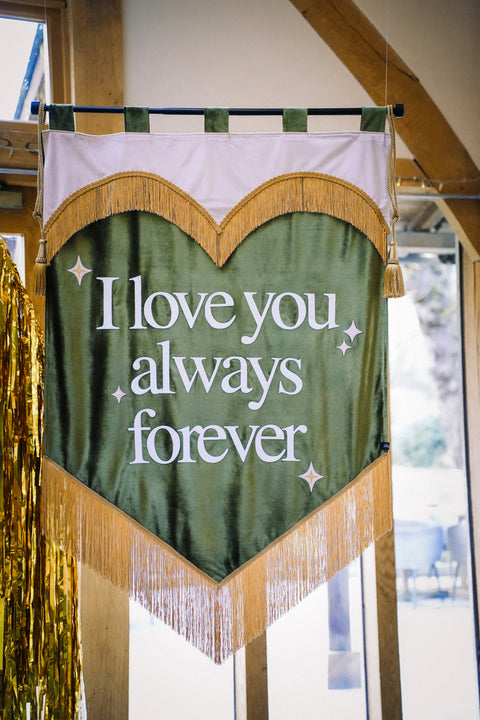 'I love you, always' - Wedding Sign Hire
